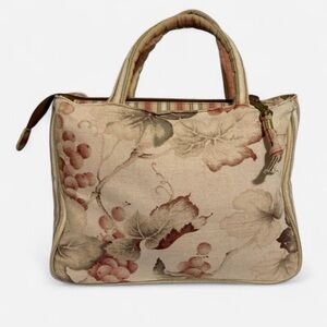 VTG Windsor & York Floral Upholstery Style Handbag